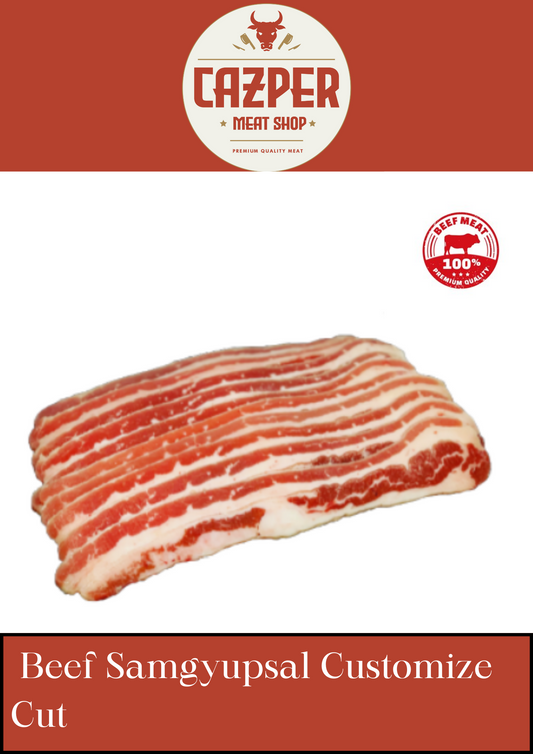 Cazper Beef Samgyupsal (1kg/pack)