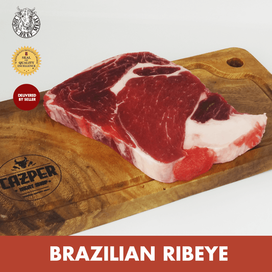 Cazper Meat Brazilian Grass-fed Ribeye (Premium - Select) (1kg/pack)
