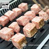 Authentic Kuchidoke Wagyu Cubes ( FREE Yakiniku Sauce and Spicy Togarashi Sauce) 1kg