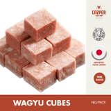 Authentic Kuchidoke Wagyu Cubes ( FREE Yakiniku Sauce and Spicy Togarashi Sauce) 1kg